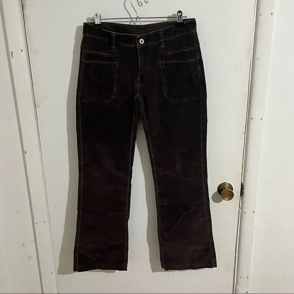 The North Face Brown Fall Corduroy Wide leg Pants women’s Size 6
